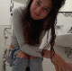 A pretty, dark-haired Italian girl farts and takes a shit while sitting on a toilet. Nice crackling and plops are heard. She wipes her ass and shows us the dirty TP. Presented in 720P HD. Over 6 minutes.
